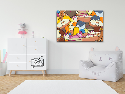 Paint by number - Søde sager