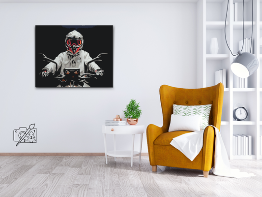 Paint by number - Biker