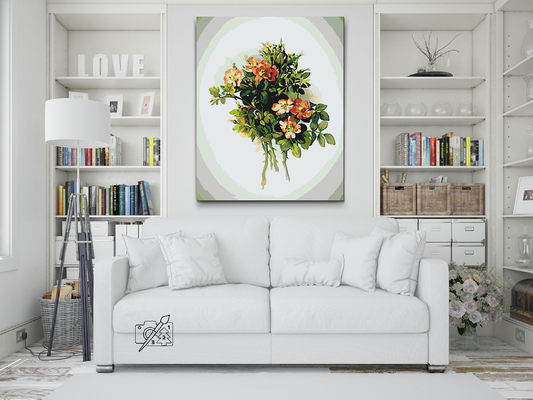 Paint by number - Vintage Flowers VII