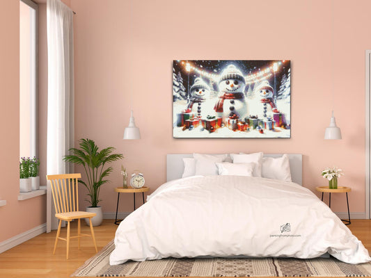 Diamond Paint - Snemanden med gaver