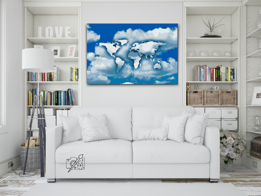 Paint by number - Verden i Himlen