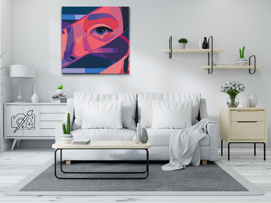 Paint by number - Mysterious Face 2