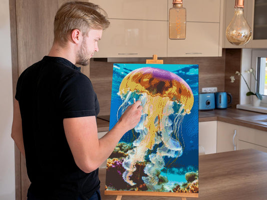 Diamond Paint - Vandmænd i havet