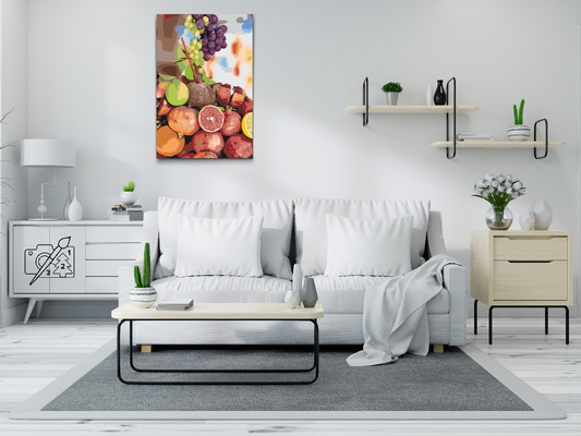 Paint by number - Kokos og frugter