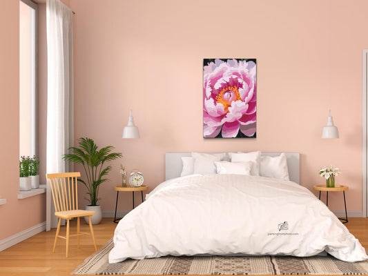 Paint by number - Pæonblomst