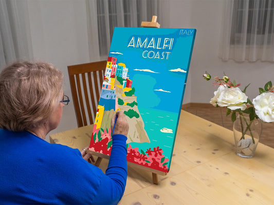 Paint by number - Amalfi, Italien