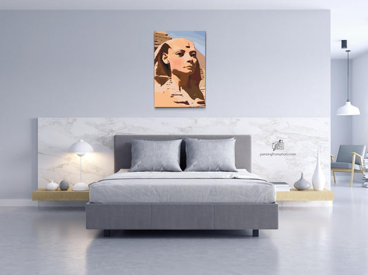 Paint by number - Sfinks tæt på