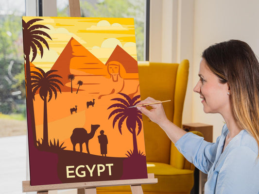 Paint by number - Egypten