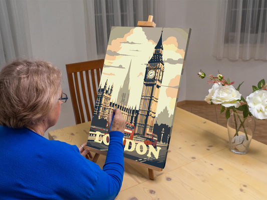 Paint by number - London, Storbritannien