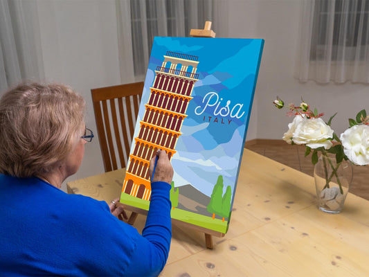 Paint by number - Pisa, Italien