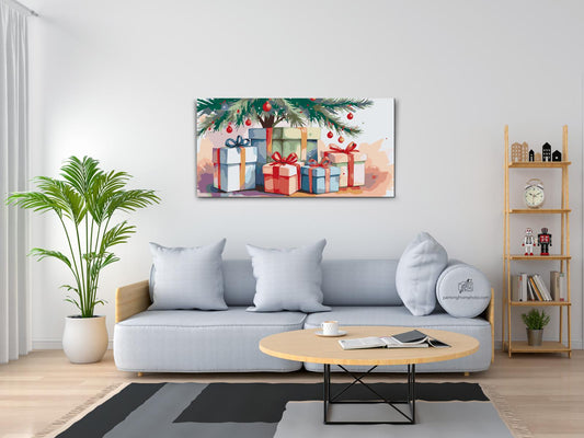 Paint by number - Julegaver under træet