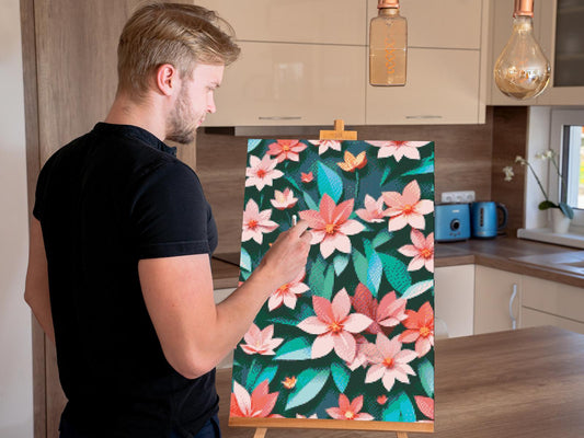 Diamond Paint - Origamiblomster
