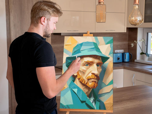 Diamond Paint - Origami Vincent Van Gogh