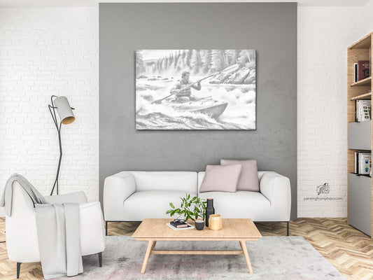 Dotting - Kajaksejlads på en oprørt flod