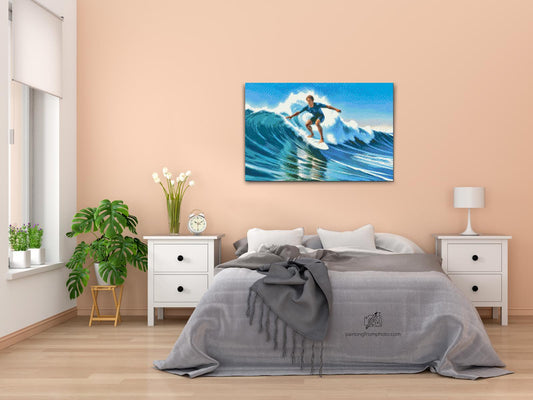 Diamond Paint - Surfing til søs