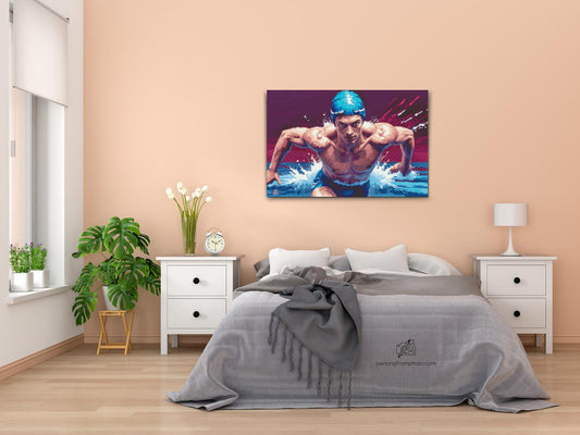 Diamond Paint - Svømmer