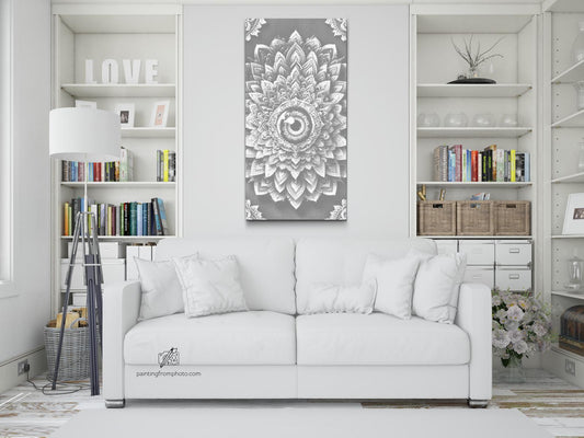 Dotting - Mandala med et blik i midten