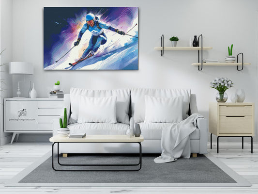 Diamond Paint - Alpint skiløb