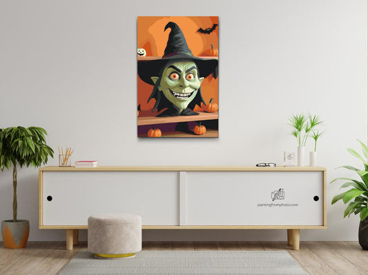 Paint by number - Heksmaske