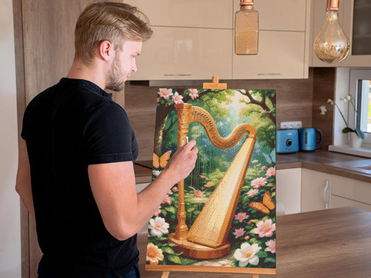 Diamond Paint - Harpe i naturen