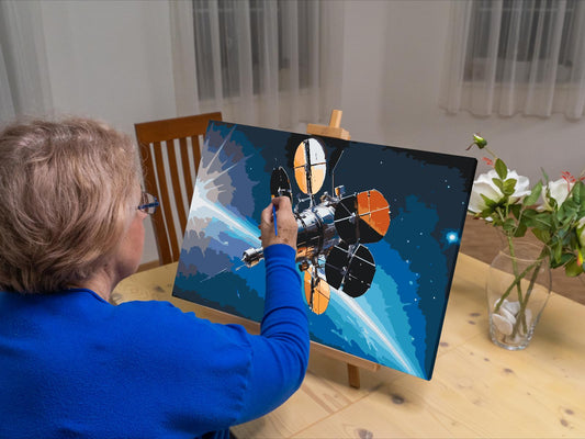 Paint by number - Rumsatellit