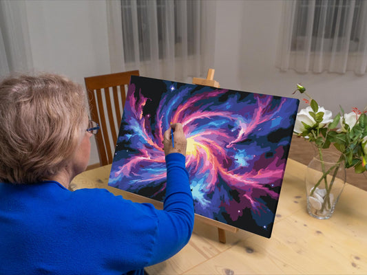 Paint by number - Rumtåge