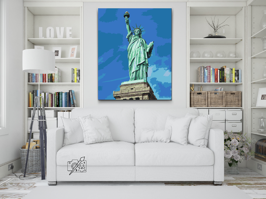 Paint by number - Frihedsgudinden