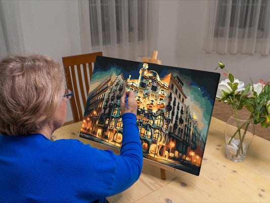 Paint by number - Casa Batlló, Barcelona