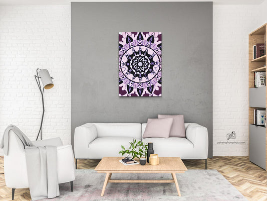 Paint by number - Lilla Mandala