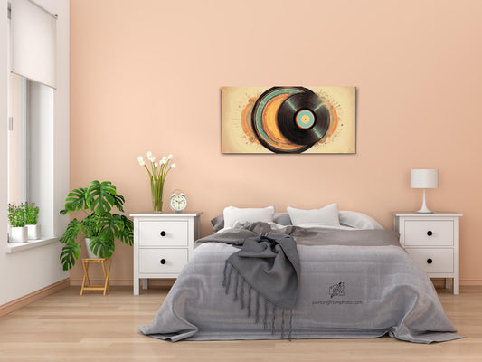 Diamond Paint - Retro vinylplader