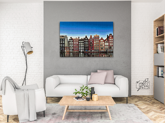 Diamond Paint - Huse i Amsterdam 2