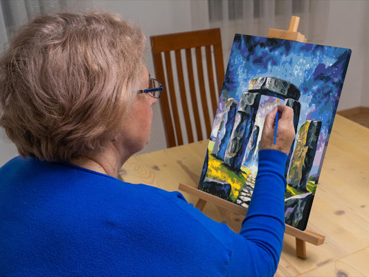 Paint by number - Magisk Stonehenge