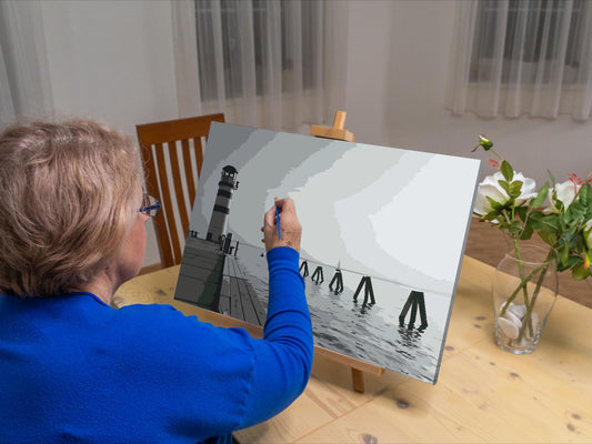 Paint by number - Neusiedl-søen