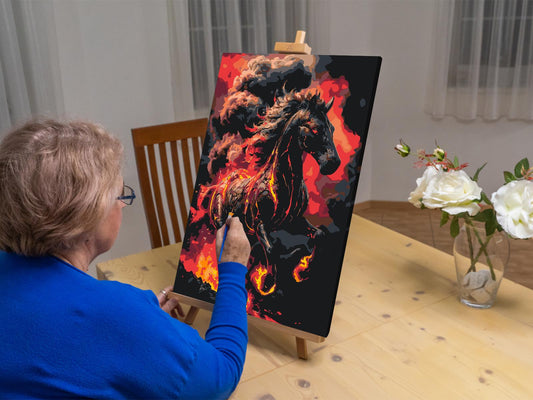 Paint by number - Djævelens hest