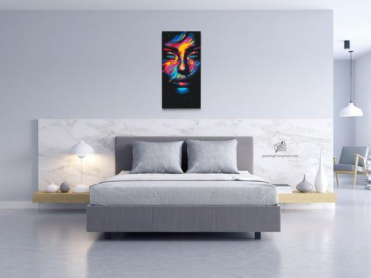Paint by number - Farverig makeup