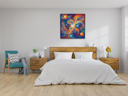 Diamond Paint - Kosmisk dans af sandformer