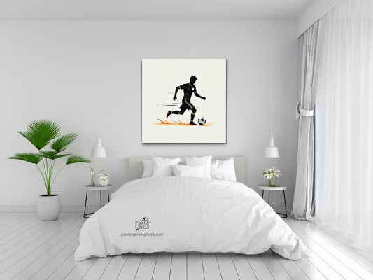 Diamond Paint - Minimalistisk fodbold