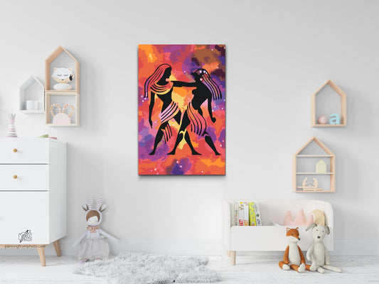 Paint by number - Stjernetegn – Tvillingerne