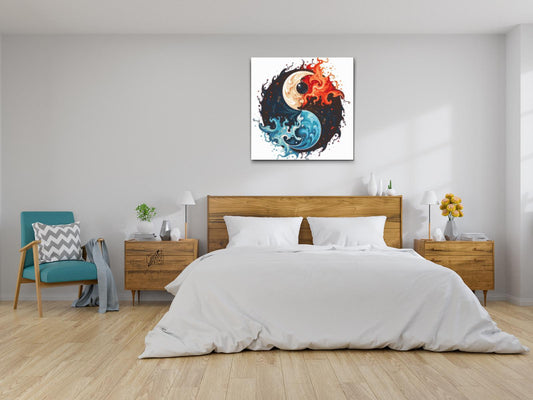 Diamond Paint - Jin Jang - Vand og Ild