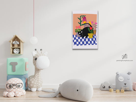 Paint by number - Illustration - Sort kat