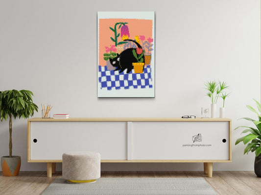 Diamond Paint - Illustration - Sort kat