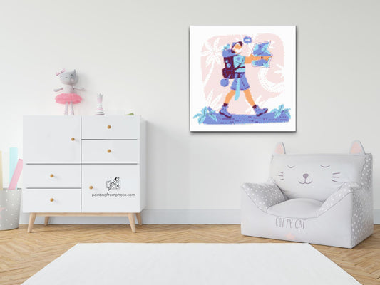 Diamond Paint - Illustration - Vandreture