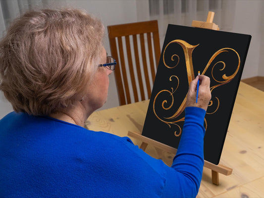 Paint by number - Bogstav Y