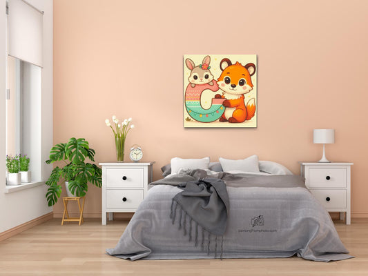Diamond Paint - Bogstav C – Med et dyr