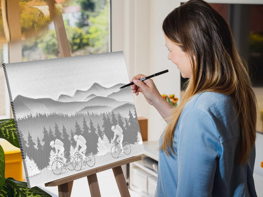 Dotting - Cyklist i skoven