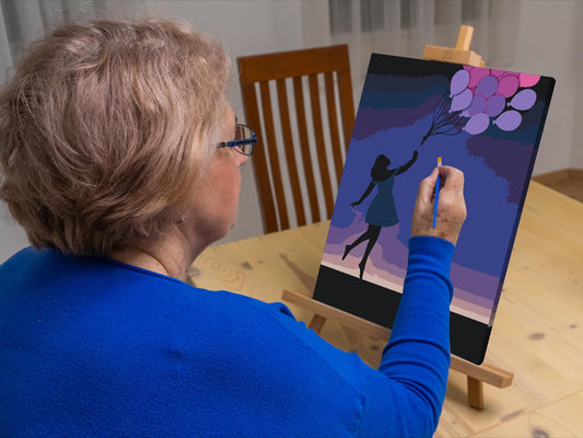Paint by number - Lykkeballoner