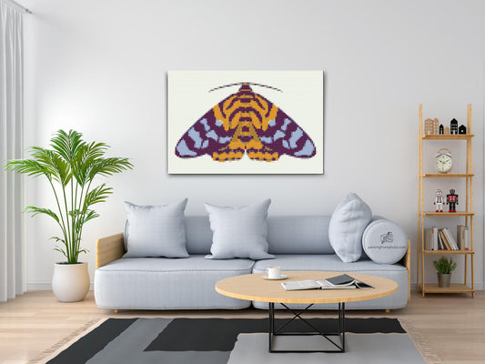 Diamond Paint - Farverig natsværmer