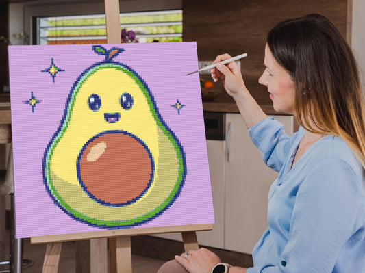 Diamond Paint - Sød avocado