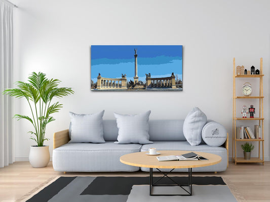 Paint by number - Heltenes Plads – Ungarn