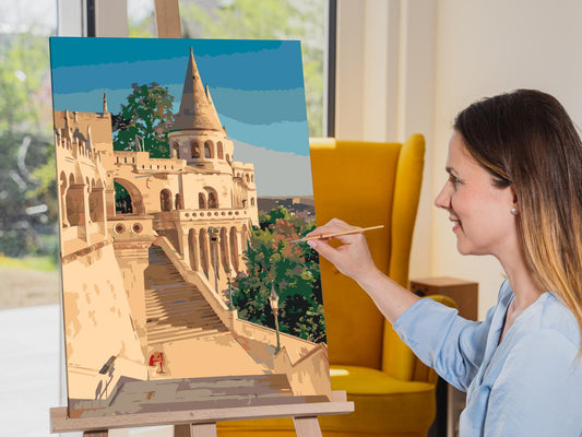 Paint by number - Buda Slot – Ungarn